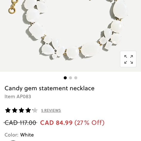 J crew candy gem statement necklace - Picture 5 of 5